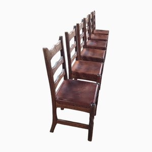 Chaises de Salle à Manger par James Walter Chapman-Taylor, 1930s, Set de 6