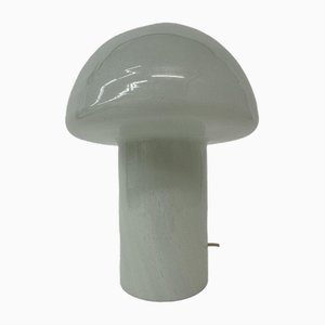 Lampe de Bureau Mushroom Design Mid-Century en Verre, 1970s