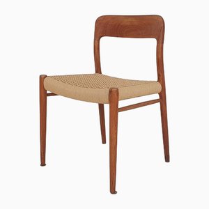 Model 75 Dining Chair in Papercord by Niels Otto Møller, Denmark, 1950s