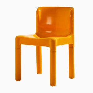 Silla modelo 4875 de plástico de Carlo Bartoli para Kartell, años 70