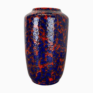 Mehrfarbige Super Color Crusty Fat Lava Vase von Scheurich, Deutschland, 1970er