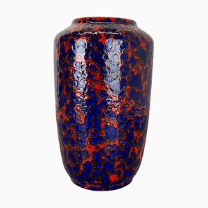 Vase Super Color Crusty Fat Lava Multicolore de Scheurich, Allemagne, 1970s