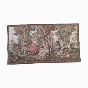 Vintage French Aubusson Style Jacquard Tapestry, 1980s