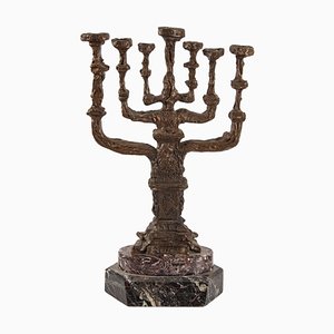 Salvador Dalí, Menorah, Bronze & Marmor