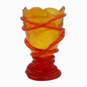 Liquid Resin Vase by Gaetano Pesce