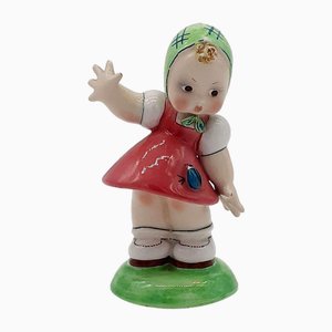 Figurine Pastorella Modèle 338 en Porcelaine de Alma, Turin, Italie, 1940s