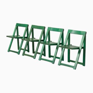 Trieste Folding Chairs by Aldo Jacober, 1960s, Set of 4