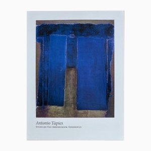 Antoni Tàpies, Composición abstracta, Póster oficial de la exposición, 1993