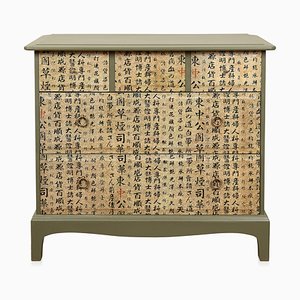 Stag Minstrel Drawers with Chinese Calligraphy, 1960