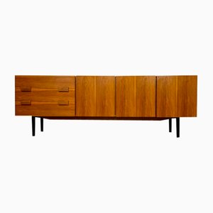 Mid-Century Walnut Sideboard with Metal Legs, 1960s