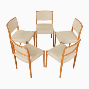 Vintage Dining Room Chairs, 1960s, Set of 5
