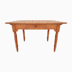 Tavolo da bistrò in legno, fine XIX secolo