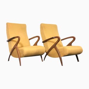 Fauteuil par Paolo Buffa, Italie, 1950s, Set de 2