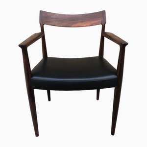 Fauteuil en Palissandre par Erling Torvits pour Soro Stolfabriks, Danemark, 1960s