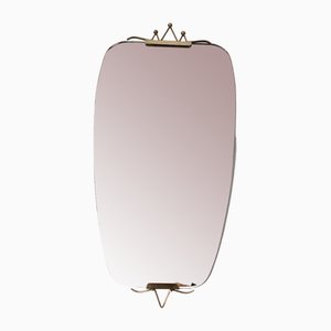 Mirror with Brass Crown, 1950s