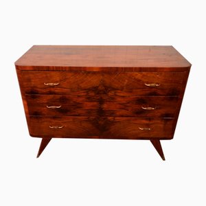 Vintage Commode in Walnut, Italy, 1950s