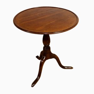 Table Inclinable Brune Edwardienne avec Pieds Tripodes, 20ème Siècle