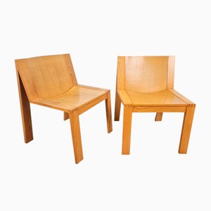 Modell Se15 Stühle aus Eschenholz von Pierre Mazairac & Charles Boonzaaijer für Pastoe, 1976, 2er Set