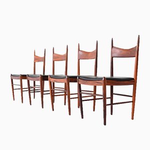 Dining Chairs in Rosewood by Vestervig Eriksen for Brothers Tromborg, Denmark, 1960s, Set of 4