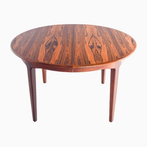 Large Mid-Century Rosewood Dining Table by Henning Kjærnulf for Sorø, 1960s