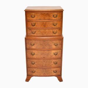 Chest of Drawers in Figured Walnut, 1930s