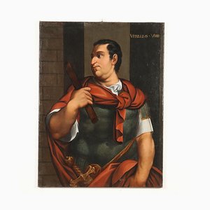 Portrait of Emperor Vitellio, Oil on Canvas