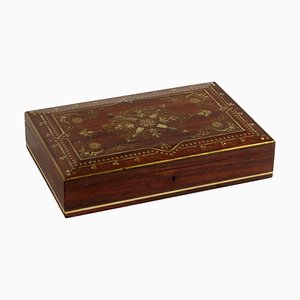 Vintage Exotic Wooden Box