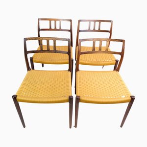Dining Chairs Model 79 by Niels O. Møller, 1960s, Set of 4