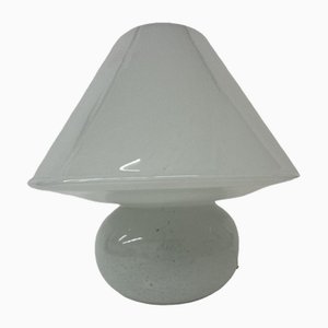 Mushroom Glas Tischlampe von Limburg Glashütte, 1970er