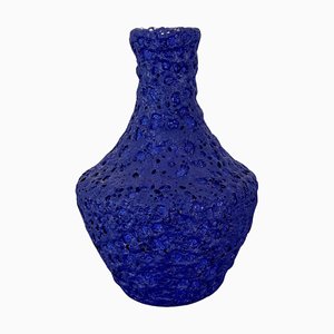 Brutalist Blue Vase from Silberdistel, 1960s