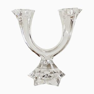 Vintage Crystal Glass Candlestick from Villeroy & Boch, 1970s