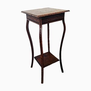 Hoher Vintage Pflanzentisch aus Holz