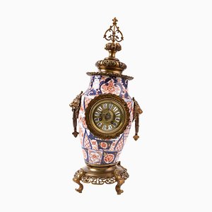 Orologio Imari in porcellana giapponese, XIX secolo