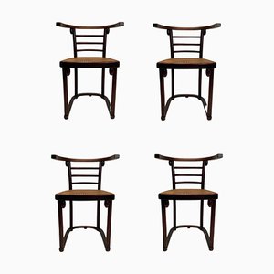 Chairs Mod. Bat attributed to Josef Hoffmann for Thonet, 1890s