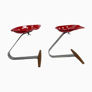 Sharecropper Hocker Set von Achille & Pier Giacomo Castiglioni, 1970er