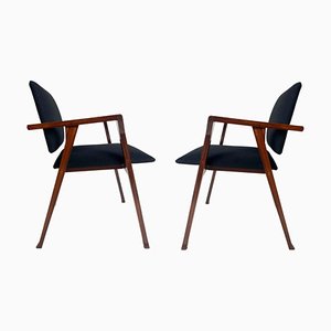 Italian Luisa Chairs attributed to Franco Albini for Poggi, 1953, Set of 2