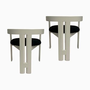 Deux Chaises Pigreco en Bois par Tobia Scarpa pour Gavina, Set de 2