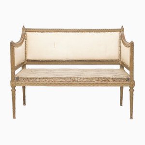 Vintage French Sofa in Walnut, 1890s