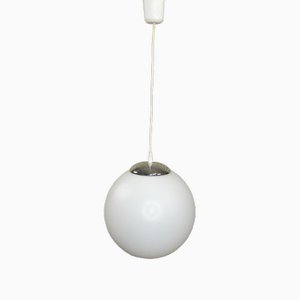 Lámpara colgante Bauhaus Lámpara de techo de vidrio blanco