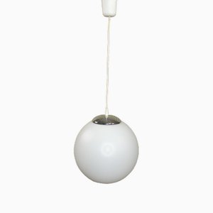 Lampe à Suspension Boule Bauhaus Plafonnier en Verre Blanc