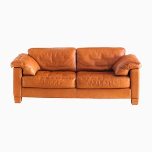 Three-Seater Sofa Model Ds-17/123 in Cognac-Colored Leather by de Sede, Switzerland