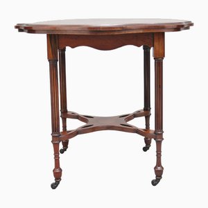 Antique Rosewood and Marquetry Centre Table, 1890