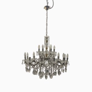 Large Crystal Maria Teresa Chandelier with 24 Lights, 1960s