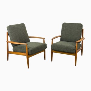 Fd118 Teak Lounge Chairs by Grete Jalk for France & Daverkosen, 1950s, Set of 2