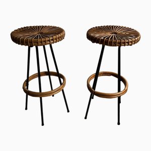 Set niederländischer Barhocker, Rohé Noordwolde zugeschrieben