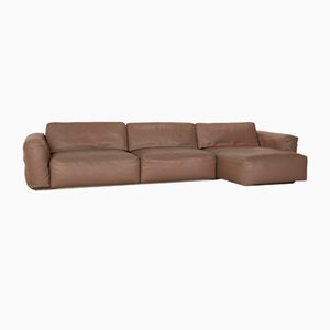 Copparo Leather Corner Sofa in Cream from Leolux
