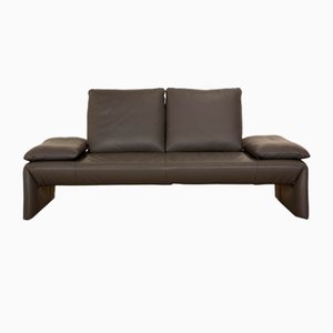 Rivo Leather Two Seater Gray Sofa from Koinor