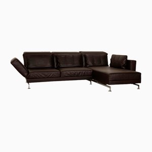 Moule Leather Sofa in Brown from Brühl