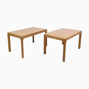 Modell 381 Page Tables aus Eiche, Aksel Kjersgaard Odder zugeschrieben, 1960er, 2er Set