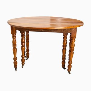 Mid 19th Century Louis Philippe French Cherrywood Dining Extending Table